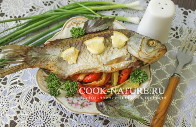 запеченный карась