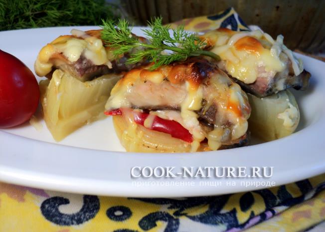 карп с овощами в духовке