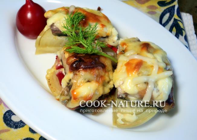 карп с овощами в духовке