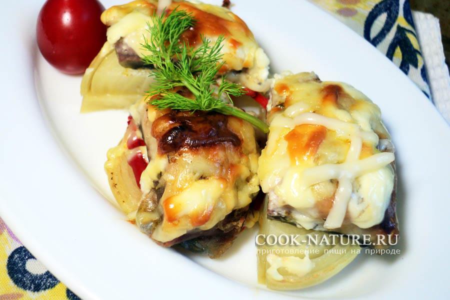 карп с овощами в духовке