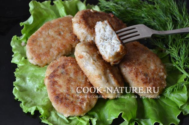 Котлеты из щуки рыбные котлеты