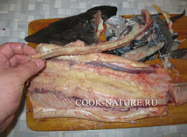 рецепт запеченной осетрины