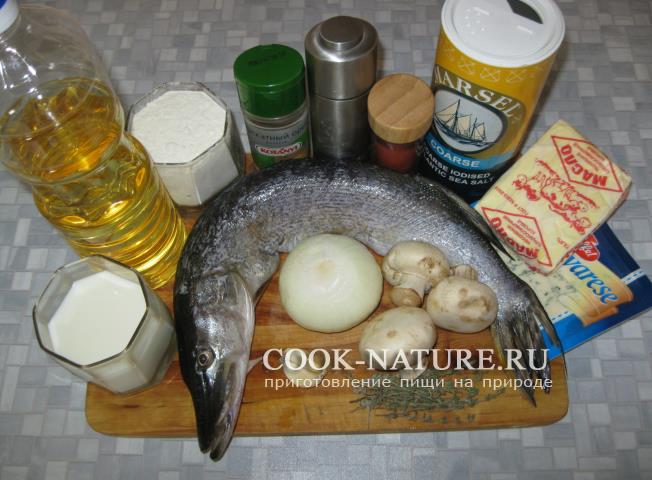 рецепт жареной щуки
