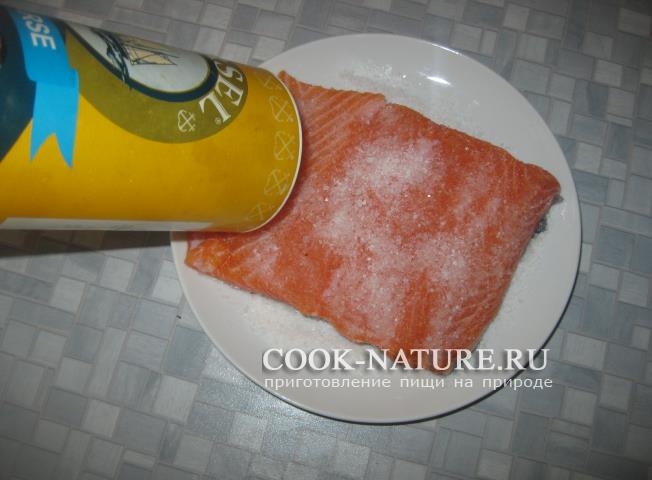 рецепт соленой семги