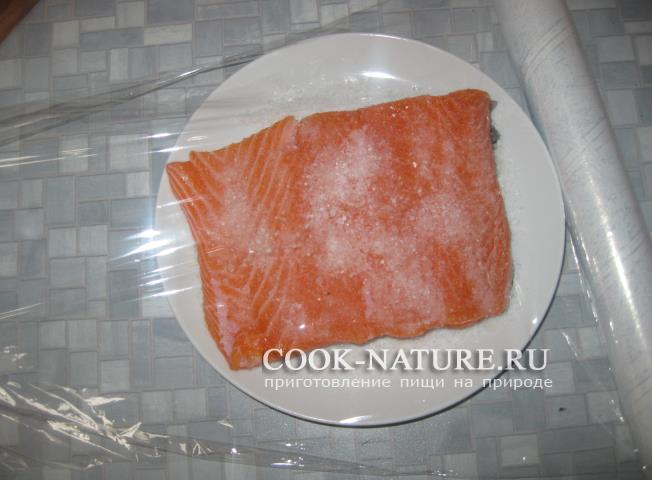 рецепт соленой семги