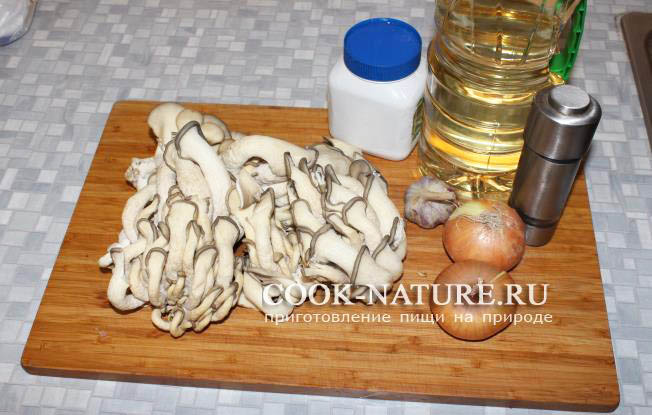 вешенки с луком рецепт