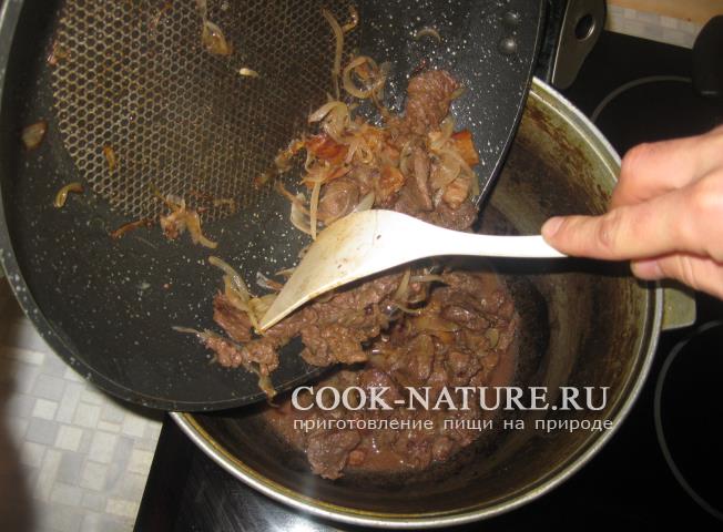 рецепт из косули