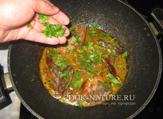 Рябчик под сливочным соусом рябчик тушеный