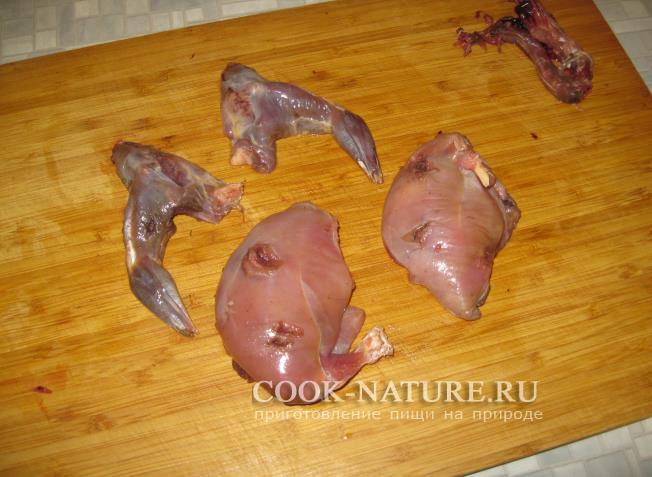 Рябчик под сливочным соусом рябчик тушеный