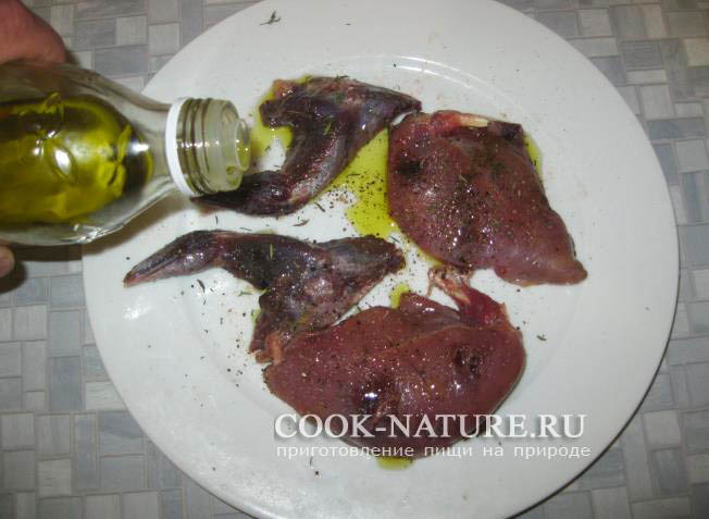 Рябчик под сливочным соусом рябчик тушеный