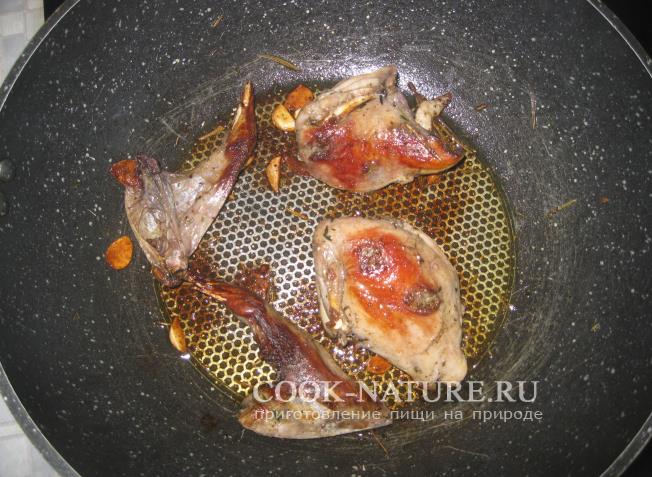 Рябчик под сливочным соусом рябчик тушеный