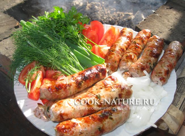 колбаски из свинины