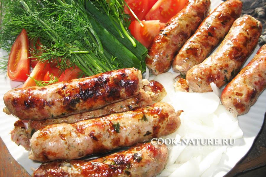 колбаски из свинины