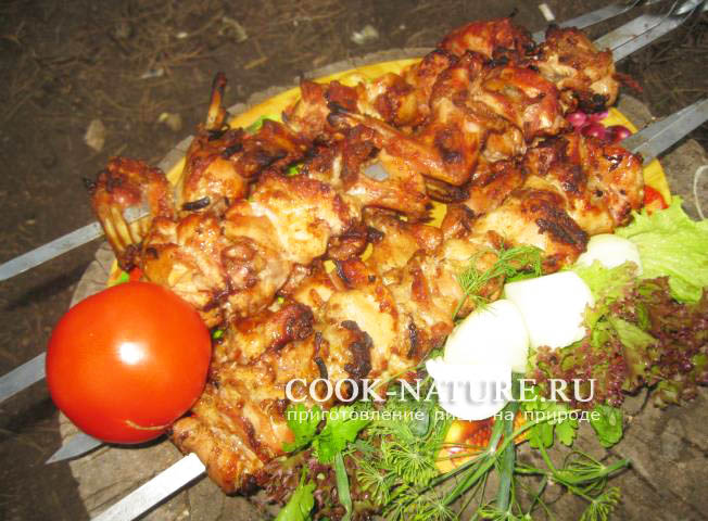 шашлык из кролика