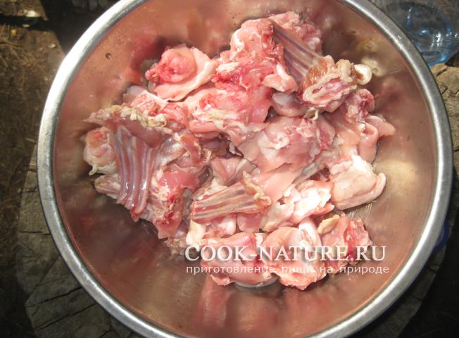 шашлык из кролика