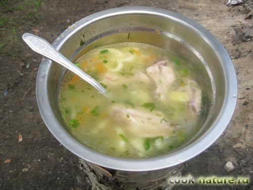 куриный суп рецепт