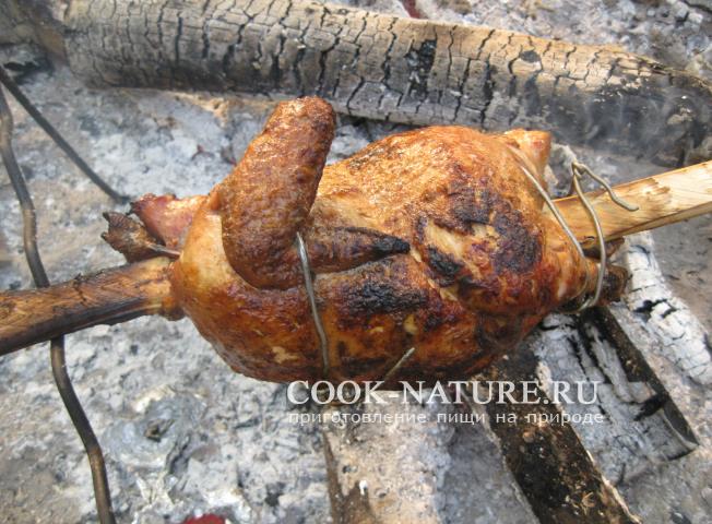 Курица на вертеле рецепт курицы на вертеле