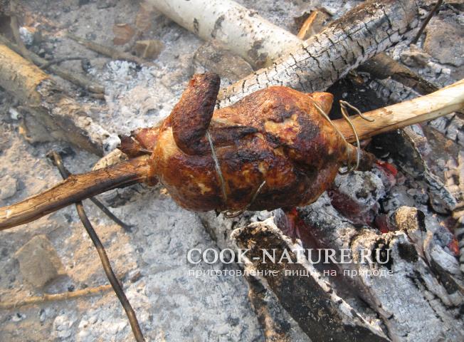 Курица на вертеле рецепт курицы на вертеле