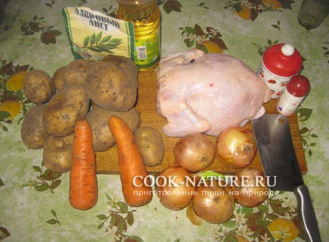 тушеная курица