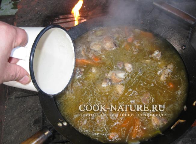 тушеная курица