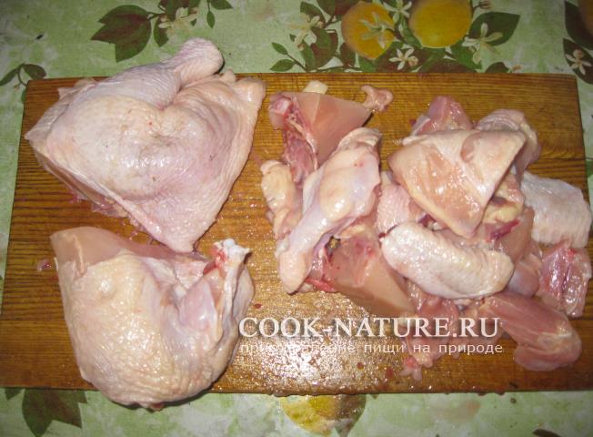 тушеная курица