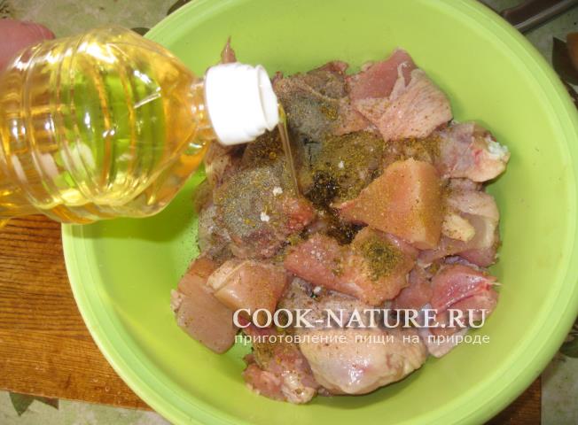 тушеная курица