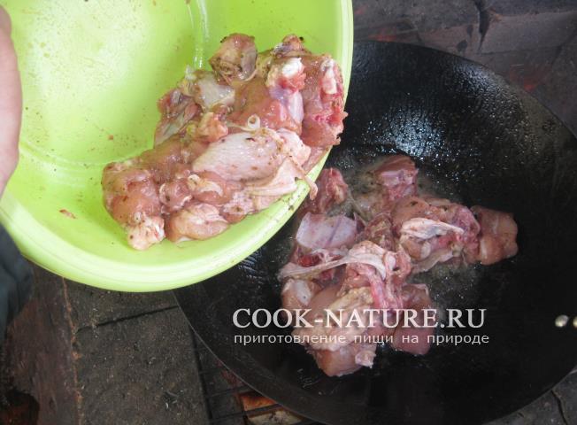 тушеная курица