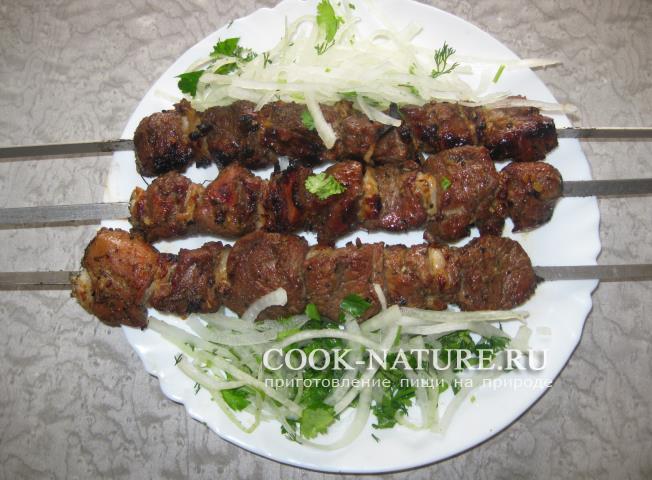 шашлык из баранины рецепт