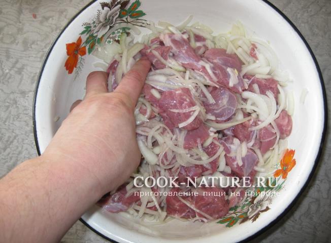 шашлык из баранины рецепт