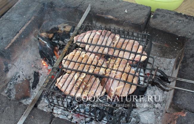 шашлык из корейки свинины
