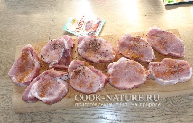 шашлык из корейки свинины