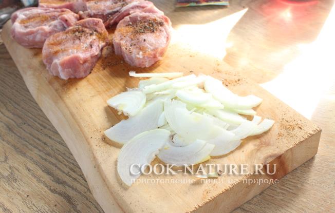 шашлык из корейки свинины