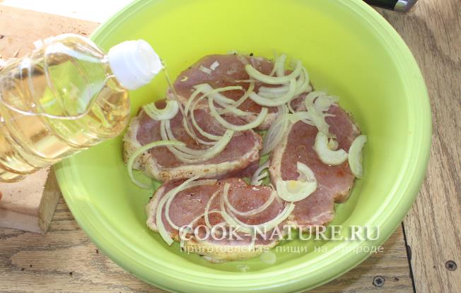 шашлык из корейки свинины