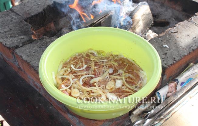 шашлык из корейки свинины