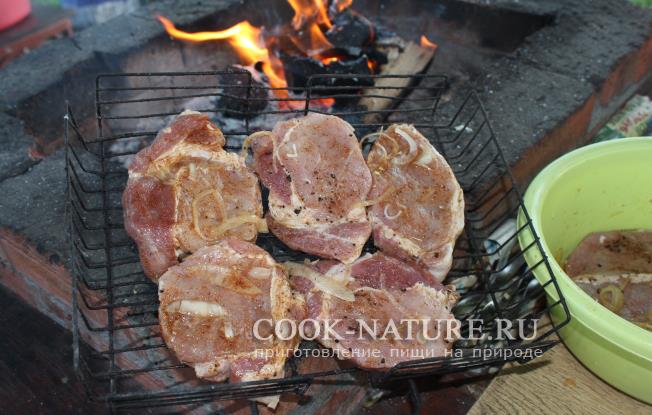 шашлык из корейки свинины