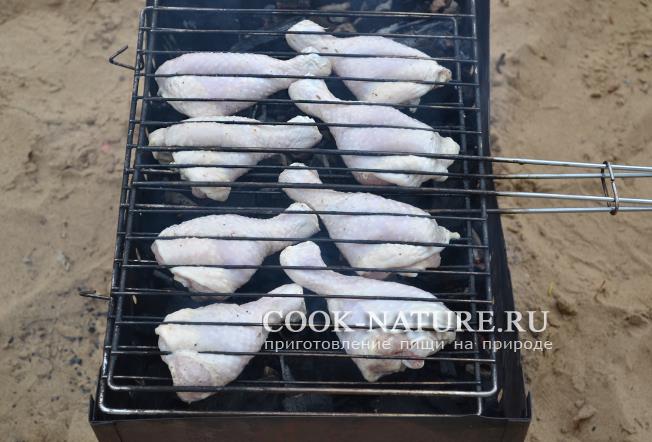 шашлык из курицы