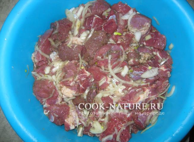 рецепт шашлыка из говядины