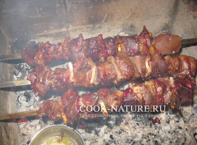 рецепт шашлыка из печени