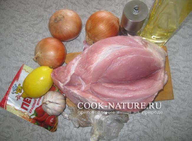 рецепт шашлыка из свинины