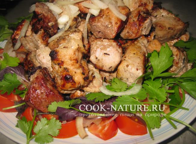 рецепт шашлыка из свинины