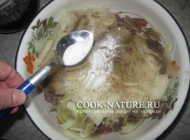 рецепт шашлыка из свинины