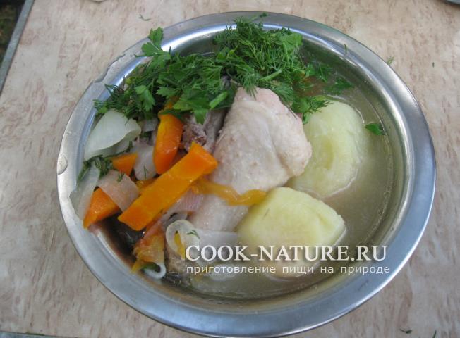 рецепт шурпы из курицы