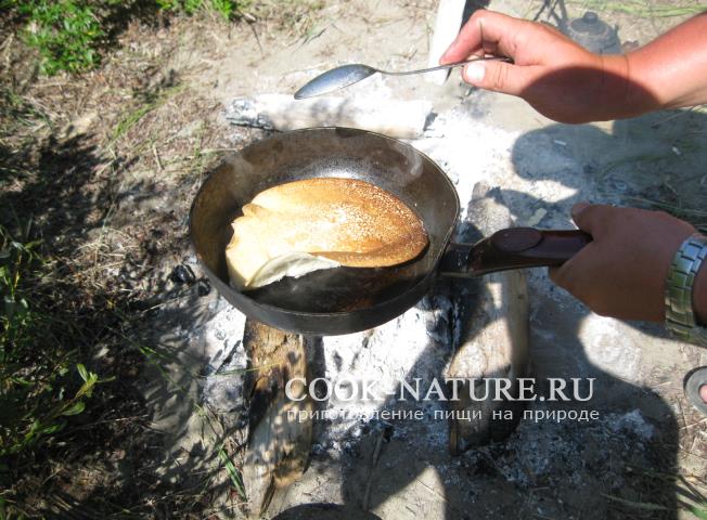 рецепт блинов на воде