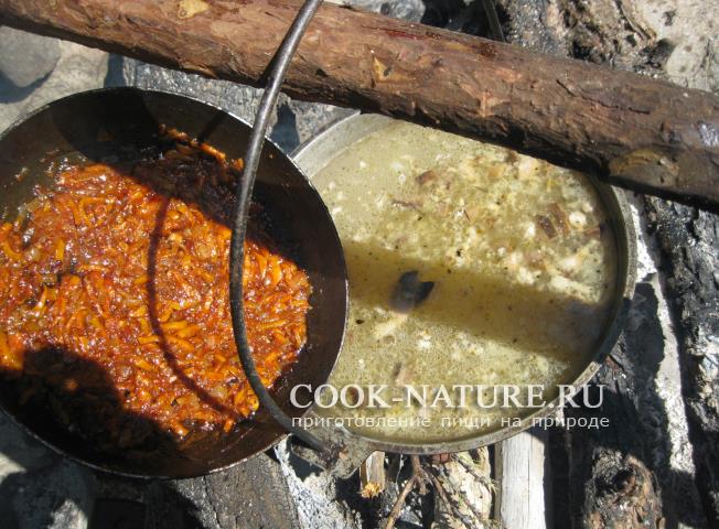 рецепт борща с грибами