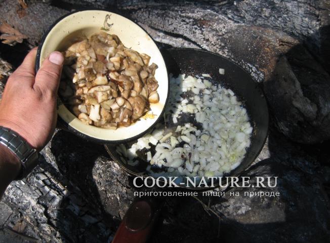 рецепт борща с грибами