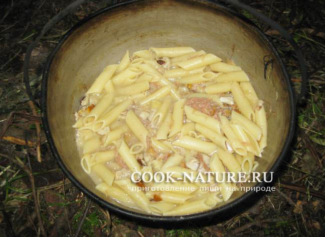 как приготовить макароны с тушенкой