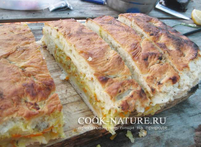 рецепт пирога с капустой