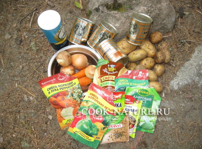 Шурпа по-походному рецепт шурпы