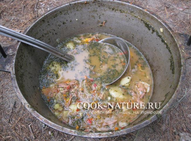 Шурпа по-походному рецепт шурпы